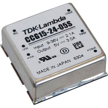 点击查看大图 绝缘型DC-DC转换器CCG系列TDK-LambdaCCG15-48-15S